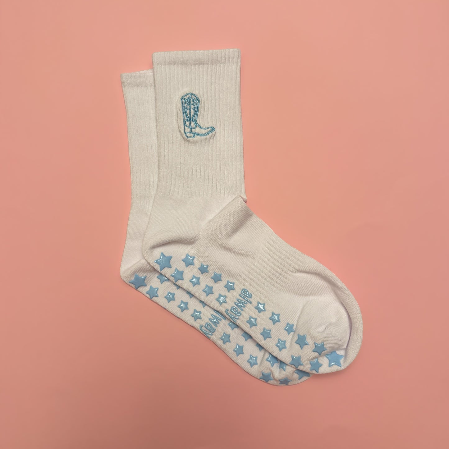 Cowboy Boot Grip Sock