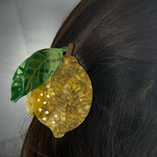 Lemon Hair Clip