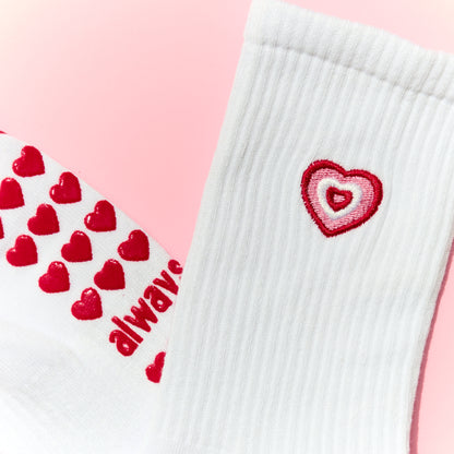 The Heart Grip Sock
