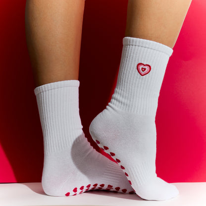 The Heart Grip Sock
