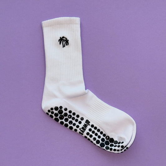 The Palm Tree Grip Sock