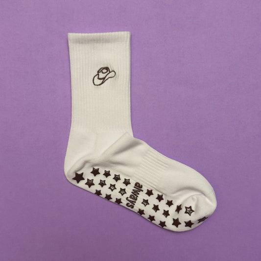 Cowboy Hat Grip Sock