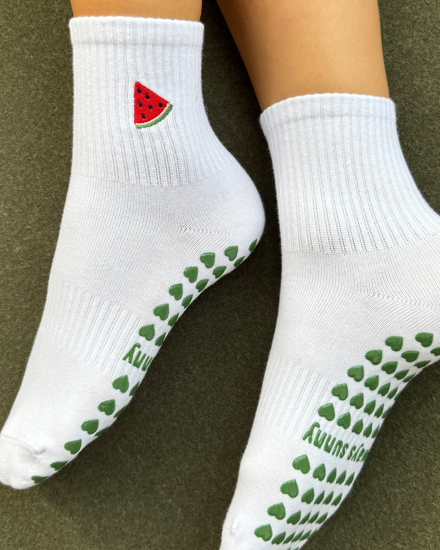 Watermelon Grip Sock