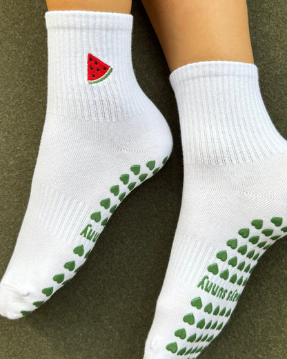 Watermelon Grip Sock